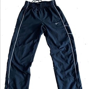 black nike track pants